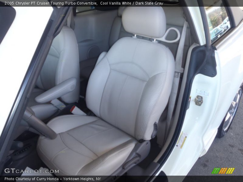 Cool Vanilla White / Dark Slate Gray 2005 Chrysler PT Cruiser Touring Turbo Convertible