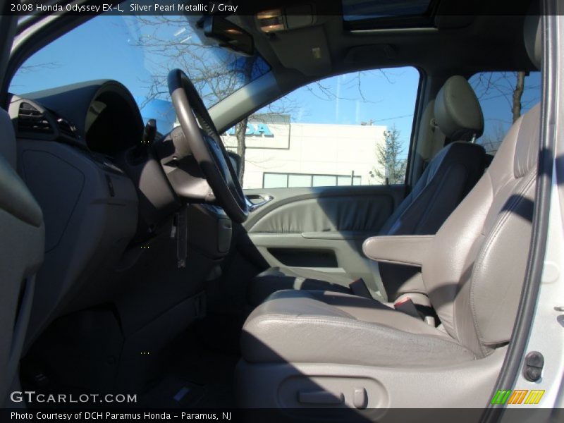 Silver Pearl Metallic / Gray 2008 Honda Odyssey EX-L