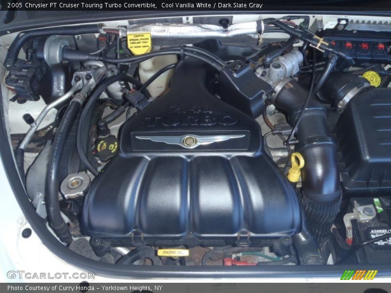 Cool Vanilla White / Dark Slate Gray 2005 Chrysler PT Cruiser Touring Turbo Convertible