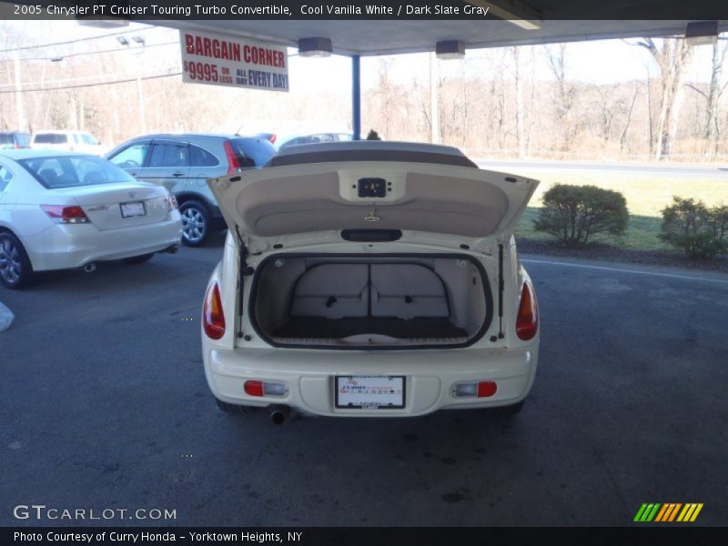 Cool Vanilla White / Dark Slate Gray 2005 Chrysler PT Cruiser Touring Turbo Convertible