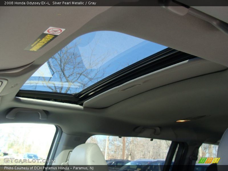 Silver Pearl Metallic / Gray 2008 Honda Odyssey EX-L