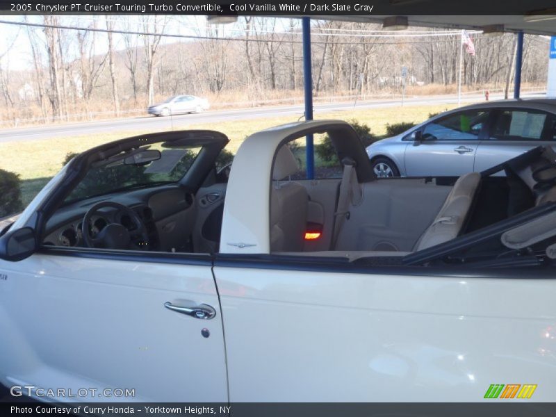 Cool Vanilla White / Dark Slate Gray 2005 Chrysler PT Cruiser Touring Turbo Convertible