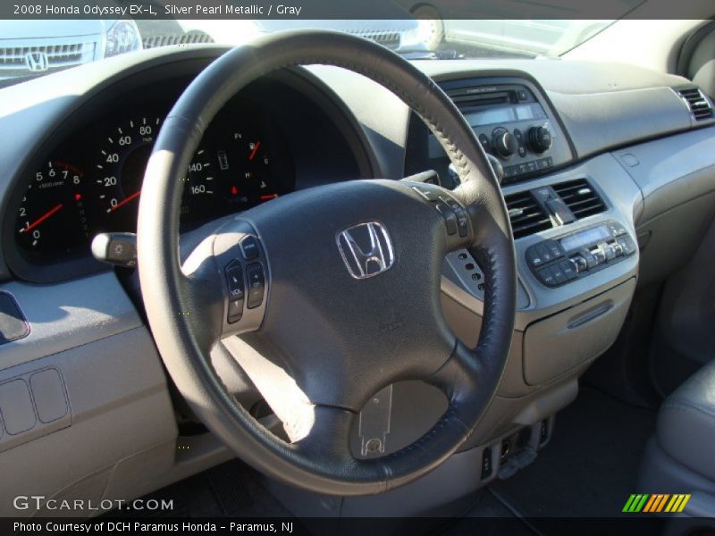 Silver Pearl Metallic / Gray 2008 Honda Odyssey EX-L