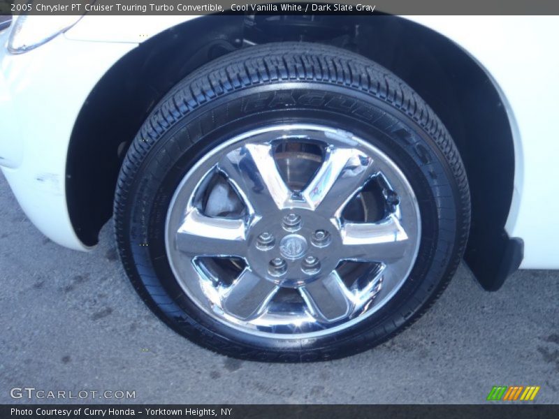 Cool Vanilla White / Dark Slate Gray 2005 Chrysler PT Cruiser Touring Turbo Convertible