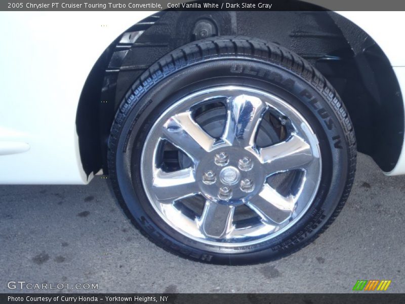 Cool Vanilla White / Dark Slate Gray 2005 Chrysler PT Cruiser Touring Turbo Convertible