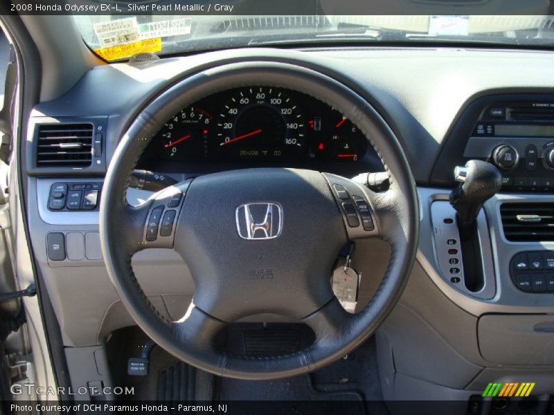 Silver Pearl Metallic / Gray 2008 Honda Odyssey EX-L