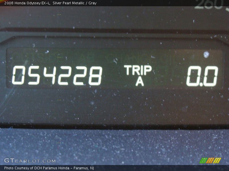 Silver Pearl Metallic / Gray 2008 Honda Odyssey EX-L