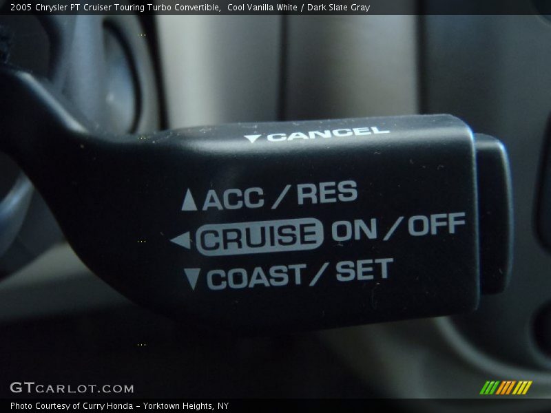 Cool Vanilla White / Dark Slate Gray 2005 Chrysler PT Cruiser Touring Turbo Convertible