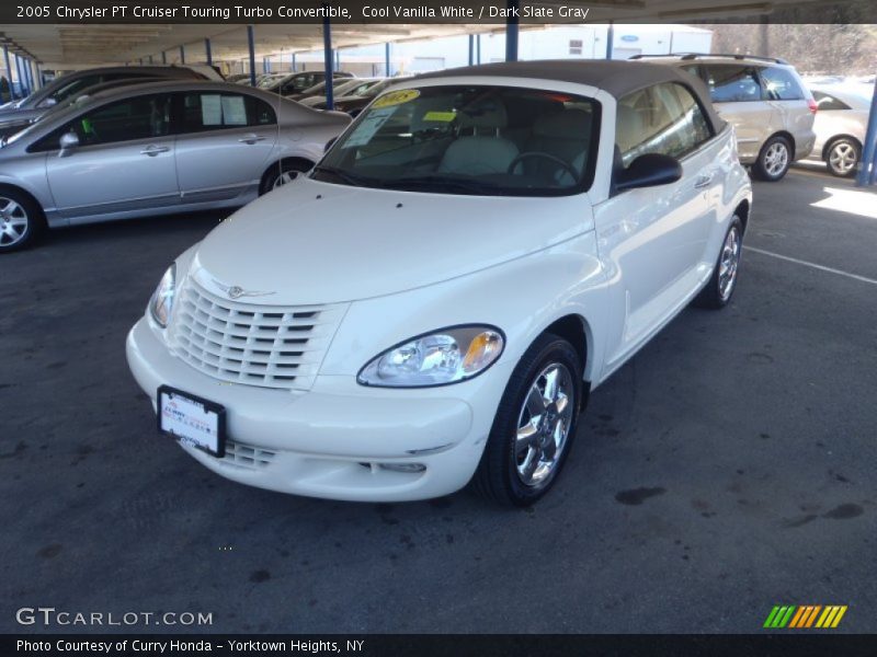 Cool Vanilla White / Dark Slate Gray 2005 Chrysler PT Cruiser Touring Turbo Convertible