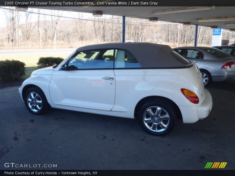 Cool Vanilla White / Dark Slate Gray 2005 Chrysler PT Cruiser Touring Turbo Convertible