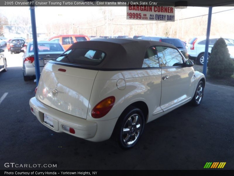Cool Vanilla White / Dark Slate Gray 2005 Chrysler PT Cruiser Touring Turbo Convertible