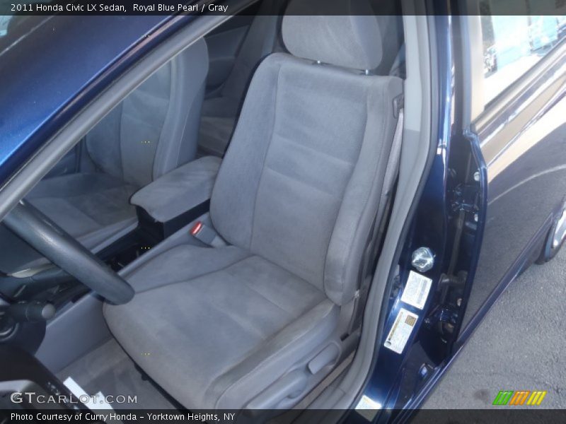Royal Blue Pearl / Gray 2011 Honda Civic LX Sedan
