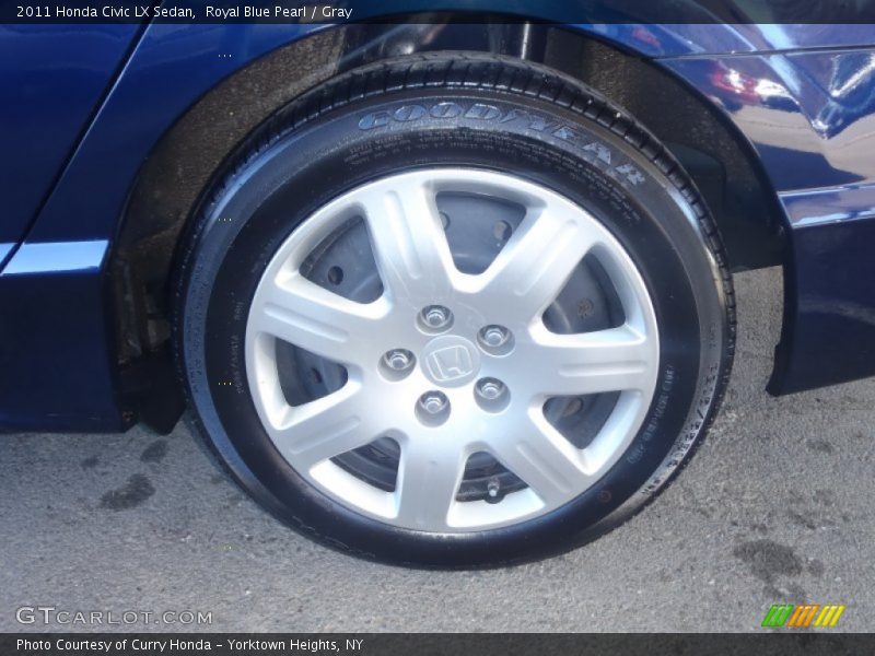 Royal Blue Pearl / Gray 2011 Honda Civic LX Sedan