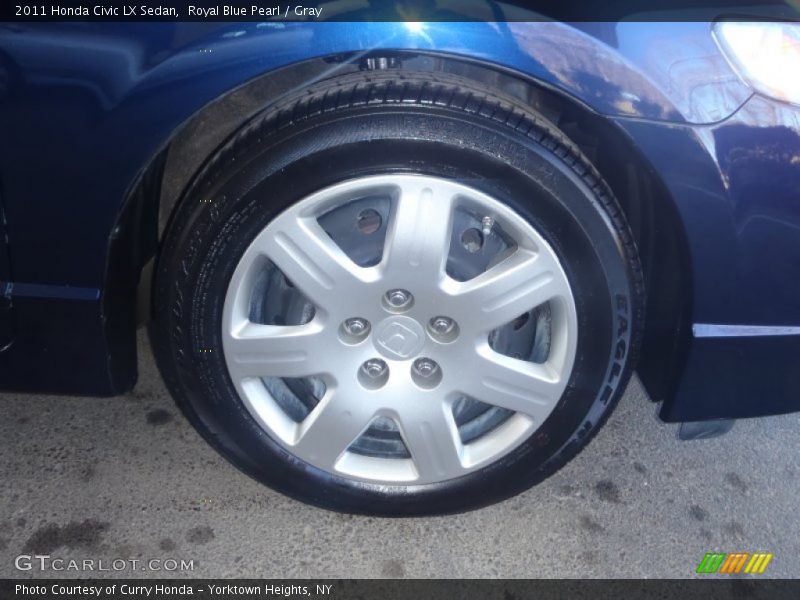 Royal Blue Pearl / Gray 2011 Honda Civic LX Sedan