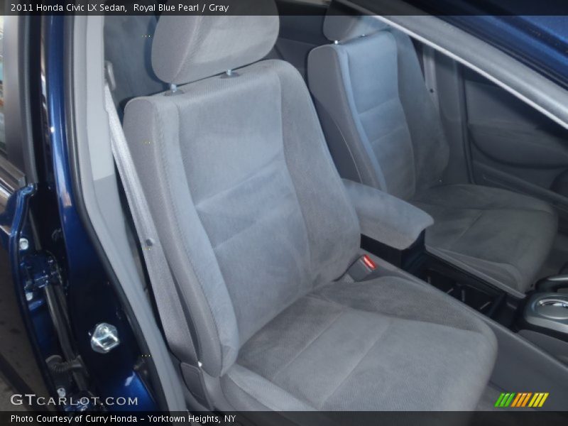 Royal Blue Pearl / Gray 2011 Honda Civic LX Sedan