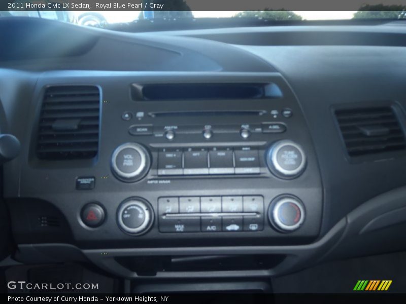 Royal Blue Pearl / Gray 2011 Honda Civic LX Sedan
