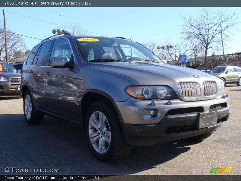 Sterling Grey Metallic / Black 2005 BMW X5 4.4i