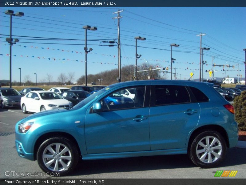 Laguna Blue / Black 2012 Mitsubishi Outlander Sport SE 4WD