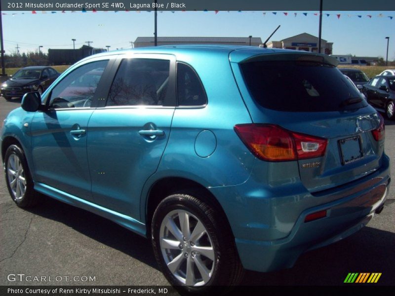 Laguna Blue / Black 2012 Mitsubishi Outlander Sport SE 4WD