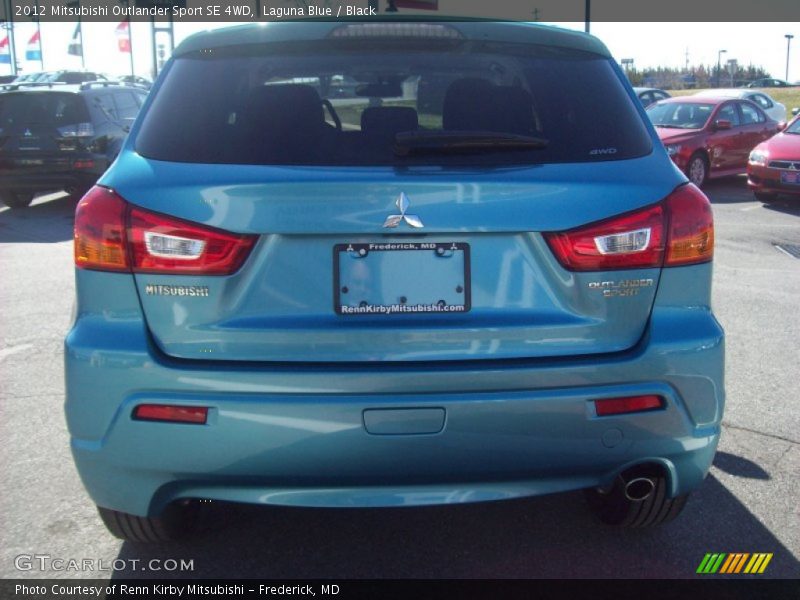 Laguna Blue / Black 2012 Mitsubishi Outlander Sport SE 4WD