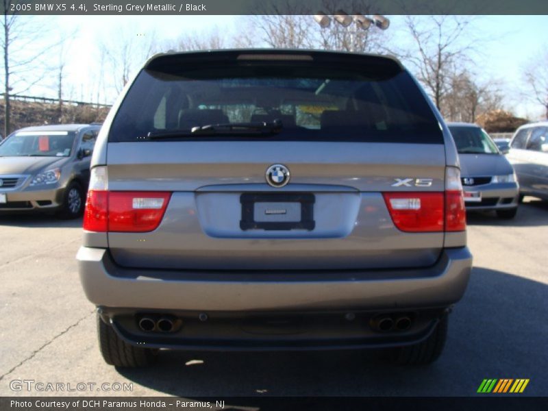 Sterling Grey Metallic / Black 2005 BMW X5 4.4i