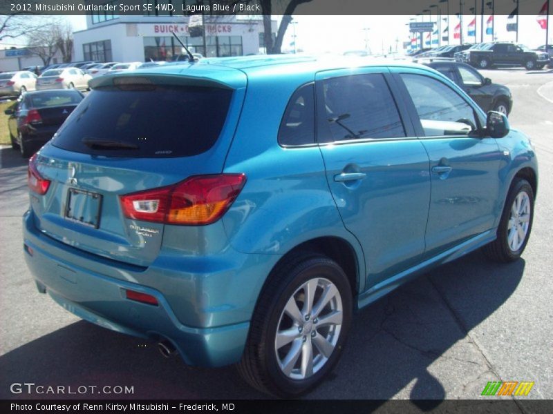 Laguna Blue / Black 2012 Mitsubishi Outlander Sport SE 4WD