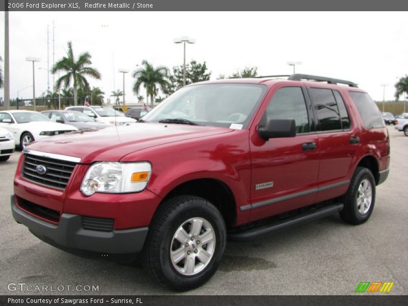 Redfire Metallic / Stone 2006 Ford Explorer XLS