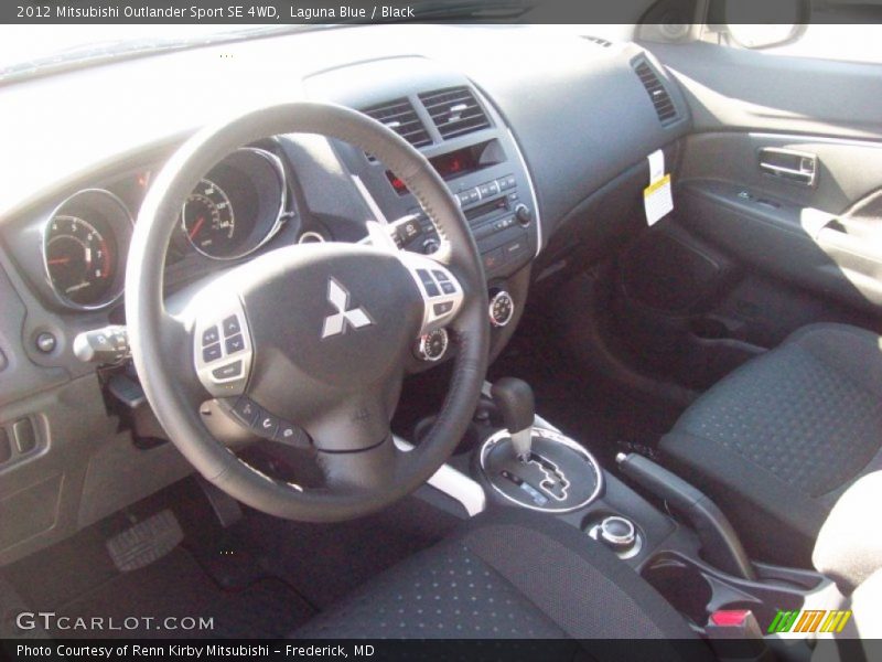 Laguna Blue / Black 2012 Mitsubishi Outlander Sport SE 4WD