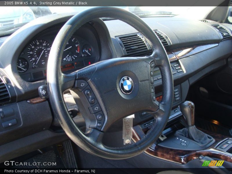 Sterling Grey Metallic / Black 2005 BMW X5 4.4i