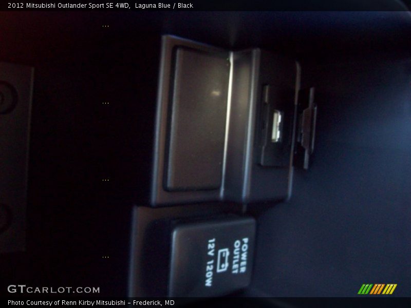 Laguna Blue / Black 2012 Mitsubishi Outlander Sport SE 4WD