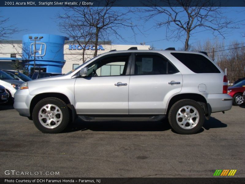 Starlight Silver Metallic / Ebony 2001 Acura MDX