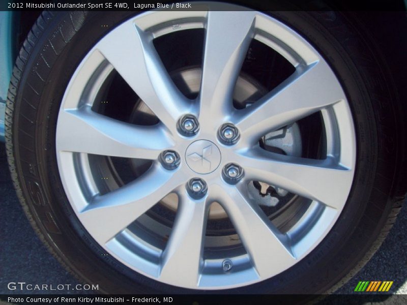 Laguna Blue / Black 2012 Mitsubishi Outlander Sport SE 4WD