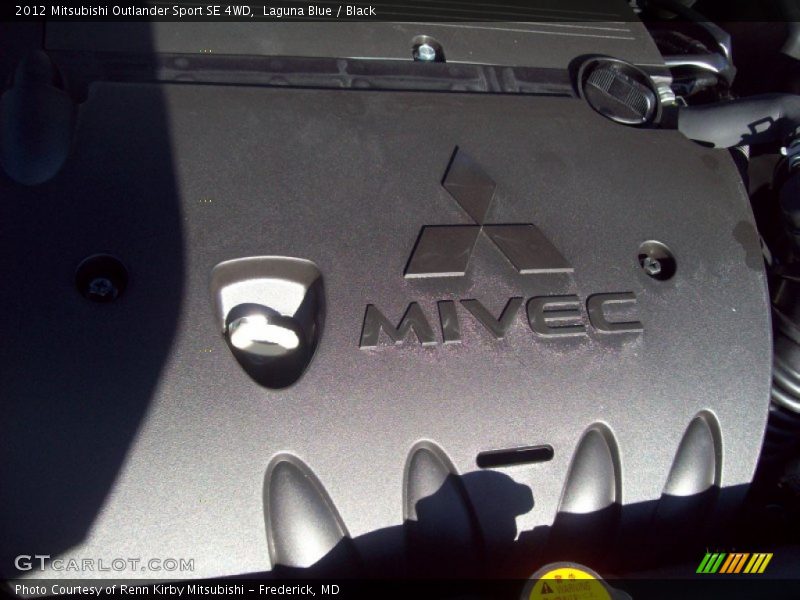 Laguna Blue / Black 2012 Mitsubishi Outlander Sport SE 4WD