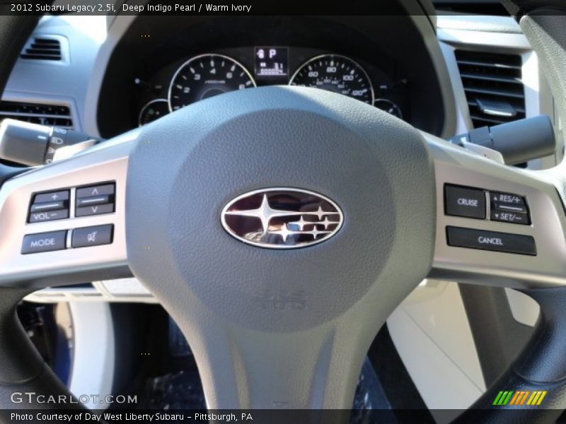 Deep Indigo Pearl / Warm Ivory 2012 Subaru Legacy 2.5i