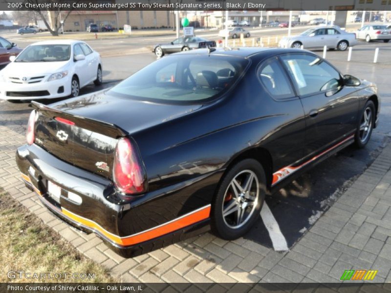 Black / Ebony 2005 Chevrolet Monte Carlo Supercharged SS Tony Stewart Signature Series