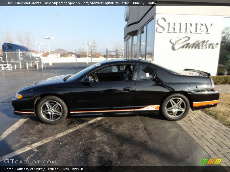 Black / Ebony 2005 Chevrolet Monte Carlo Supercharged SS Tony Stewart Signature Series