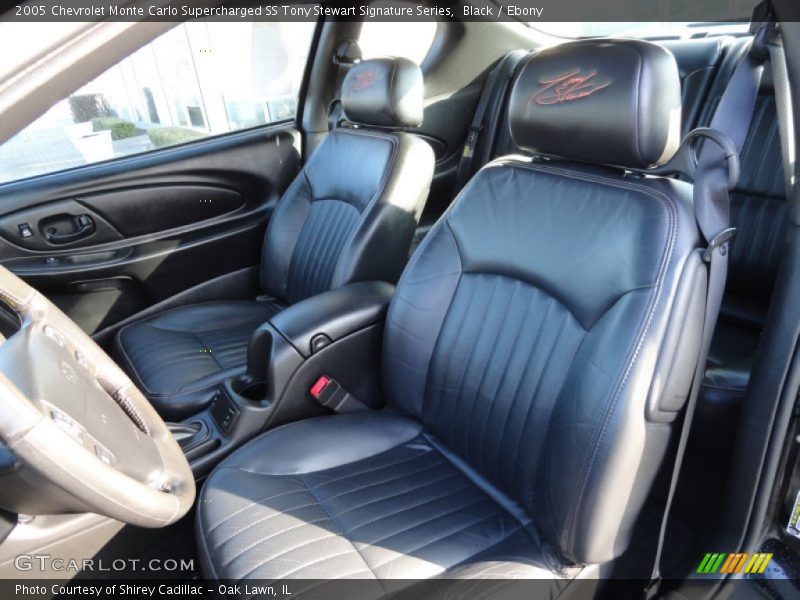  2005 Monte Carlo Supercharged SS Tony Stewart Signature Series Ebony Interior
