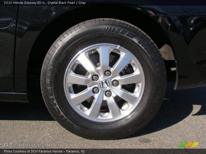Crystal Black Pearl / Gray 2010 Honda Odyssey EX-L