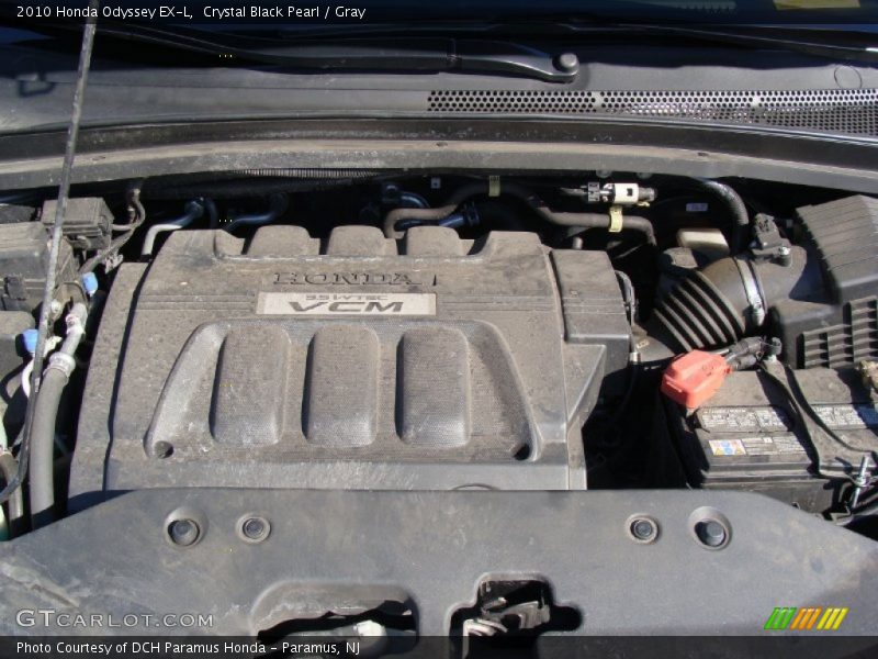 Crystal Black Pearl / Gray 2010 Honda Odyssey EX-L