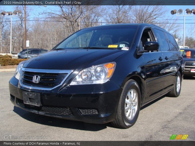Crystal Black Pearl / Gray 2010 Honda Odyssey EX-L