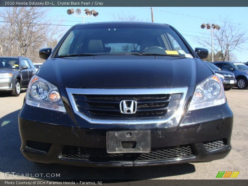 Crystal Black Pearl / Gray 2010 Honda Odyssey EX-L