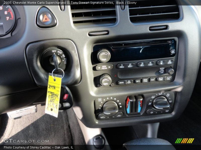 Black / Ebony 2005 Chevrolet Monte Carlo Supercharged SS Tony Stewart Signature Series