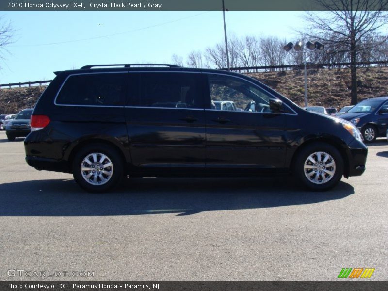 Crystal Black Pearl / Gray 2010 Honda Odyssey EX-L
