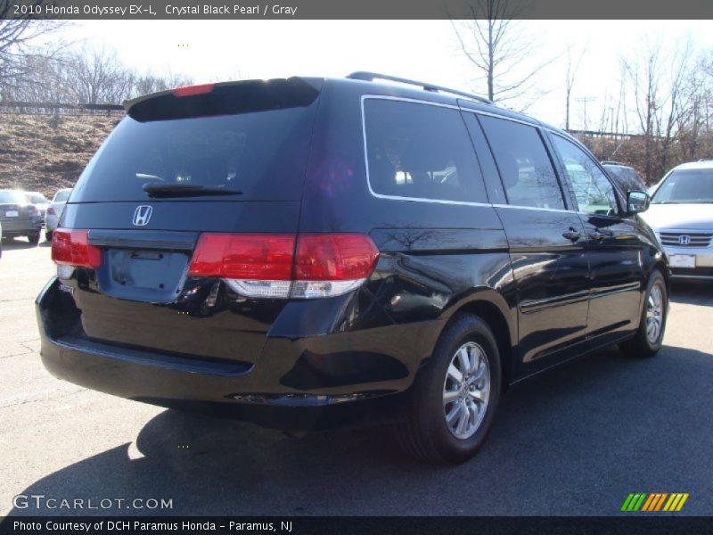 Crystal Black Pearl / Gray 2010 Honda Odyssey EX-L