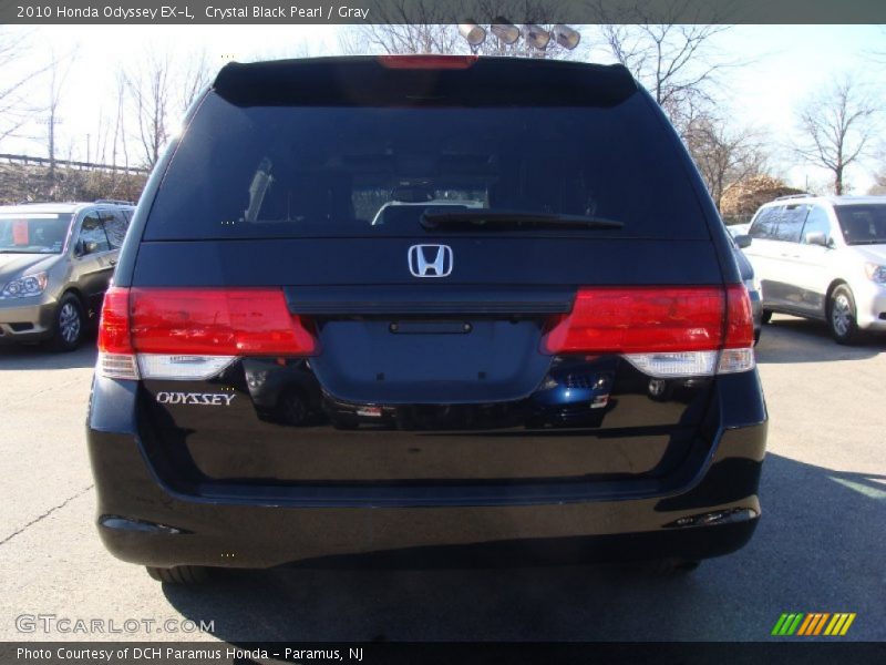 Crystal Black Pearl / Gray 2010 Honda Odyssey EX-L