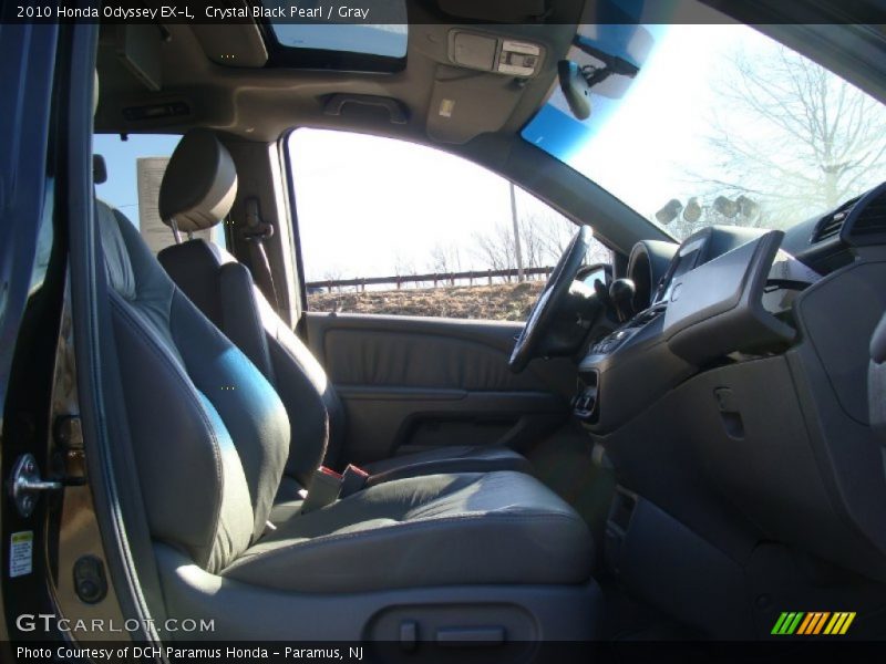 Crystal Black Pearl / Gray 2010 Honda Odyssey EX-L