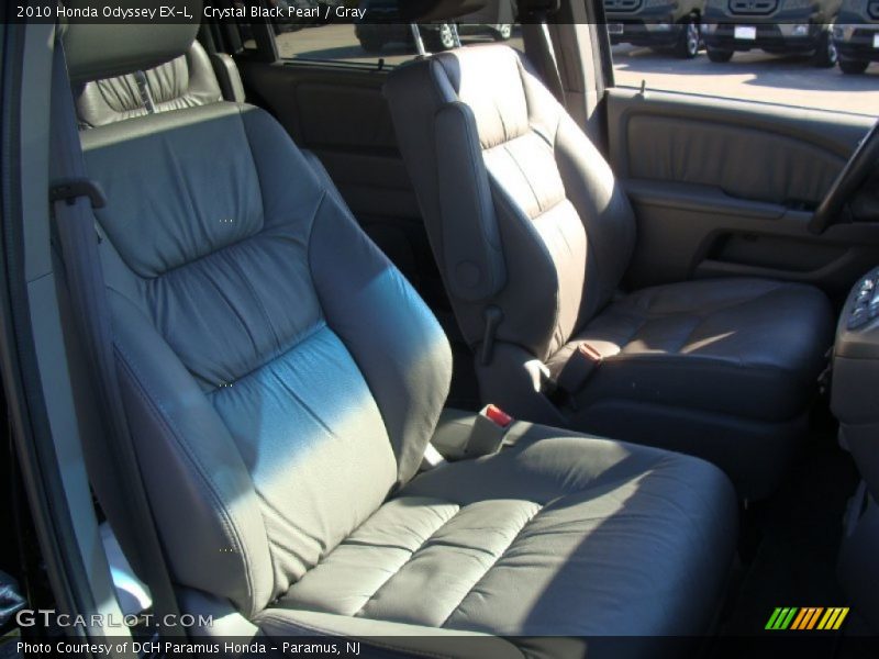 Crystal Black Pearl / Gray 2010 Honda Odyssey EX-L