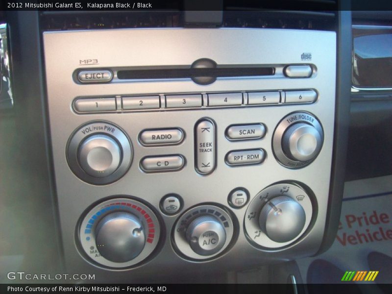 Controls of 2012 Galant ES