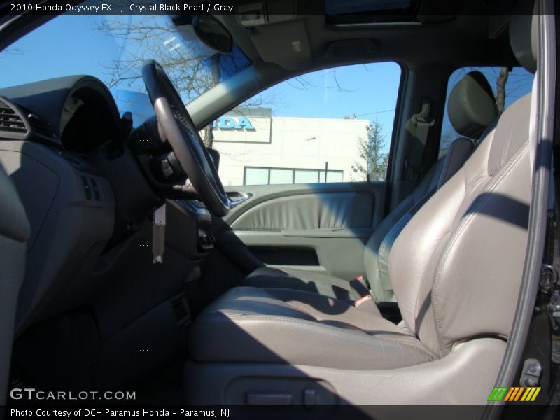 Crystal Black Pearl / Gray 2010 Honda Odyssey EX-L