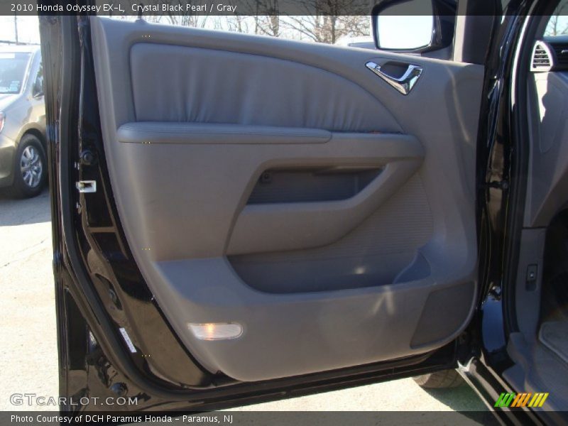 Crystal Black Pearl / Gray 2010 Honda Odyssey EX-L